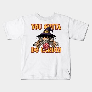 YOU GOTTA DO CARDIO - funny gym graphic Kids T-Shirt